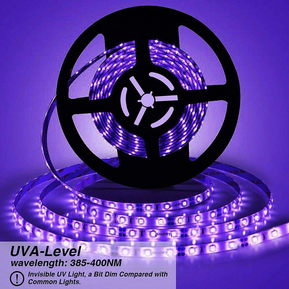 Taicron Uvc+Uva 3535 Flexible Strip Light - UVC Flex LED Strip Lights - 1