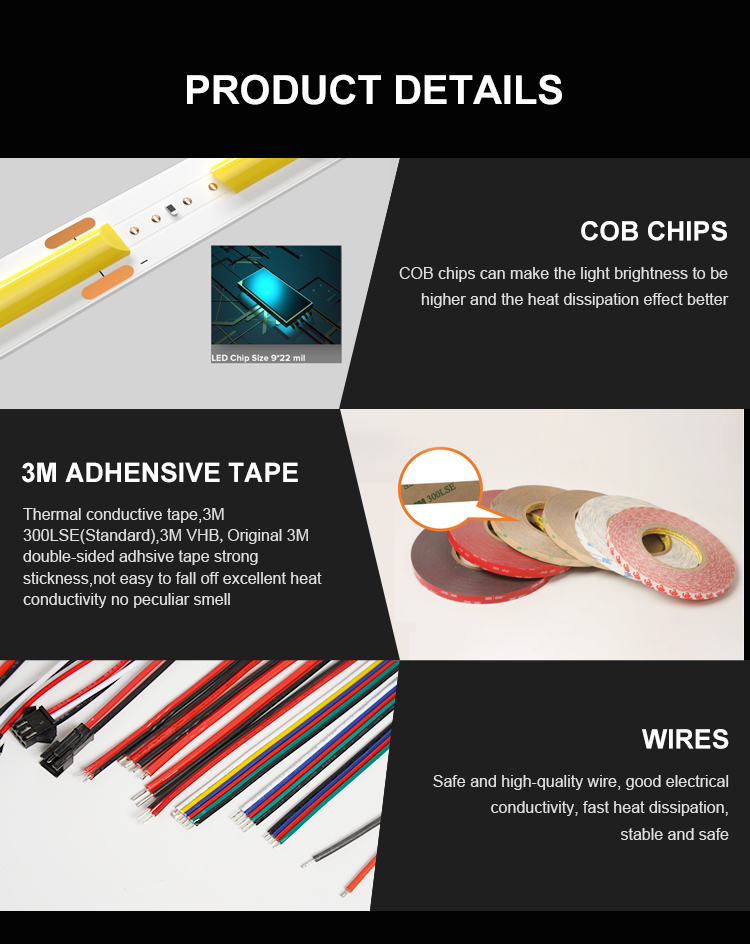 TKL-COB-320D - COB LED Strip Light - 4